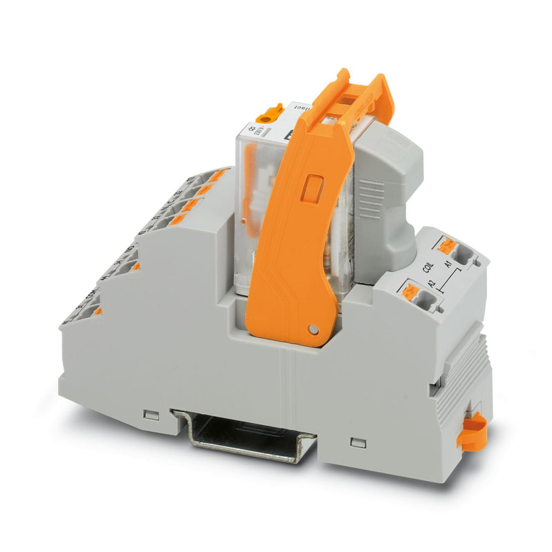 PHOENIX CONTACT RELEVADOR 14PIN BOB 230VAC 4P 2T 10A C/BASE PUSH IN