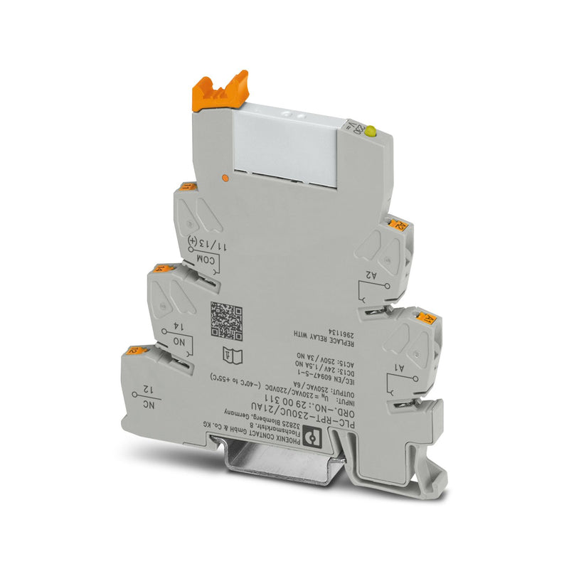 PHOENIX CONTACT RELEVADOR TIPO CLEMA 230VAC/220VDC 1P2T