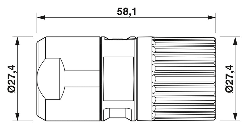 PHOENIX-CONTACT CONECTOR M23 PRO RECTO APANTALLADO 16+2+PE