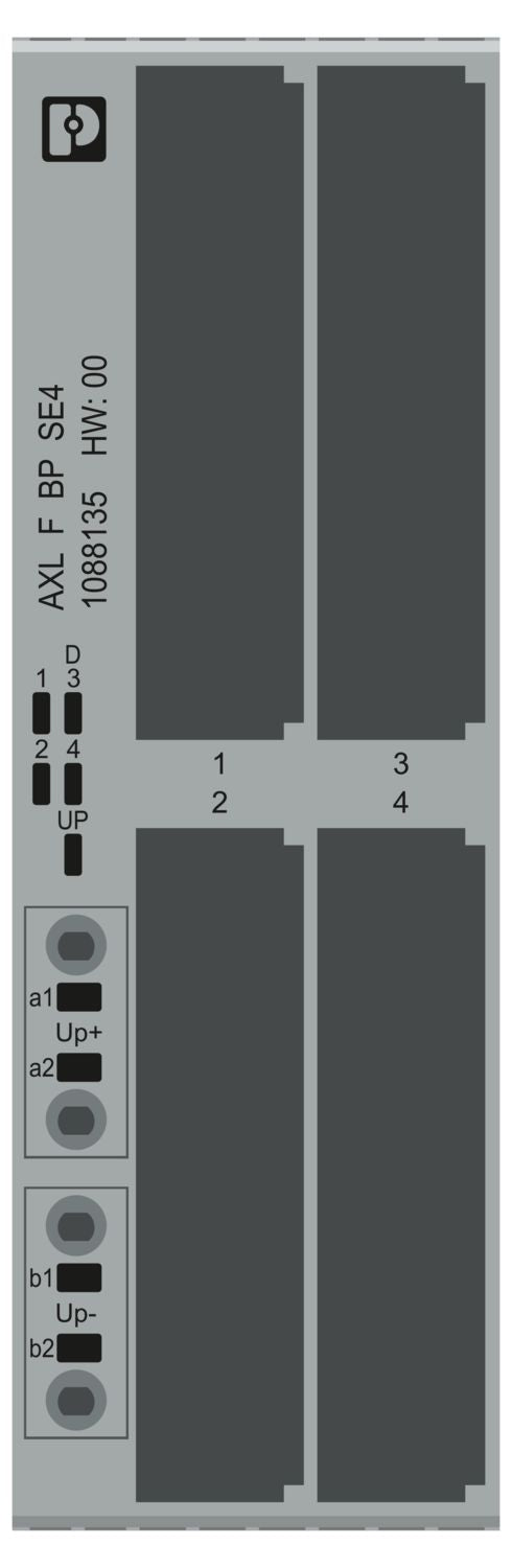 PHOENIX AXIOLINE F BACKPLANE 4 RANURAS 100 MBIT/S IP20