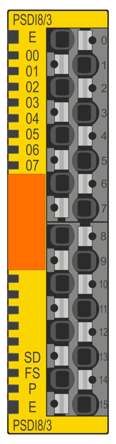 PHOENIX MODULO DE ENTRADA 24VDC TECNOLOGIA DE CONEXION: 3 CONDUCT