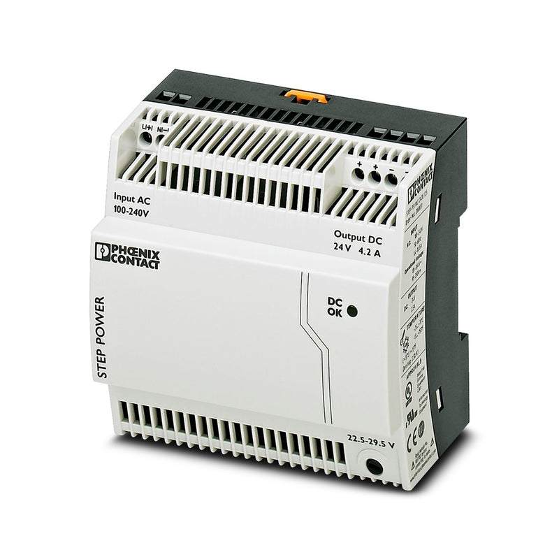 PHOENIX CONTACT POWER SUPPLY STEP-PS/ 1AC/24DC/4.2