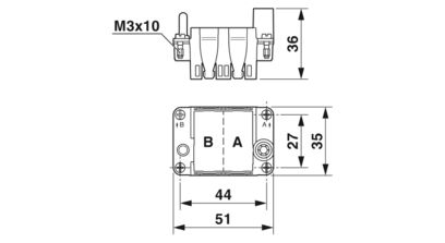 PHOENIX CONTACT MARCO PARA SOPORTE DE MODULOS B6 4MM-6MM