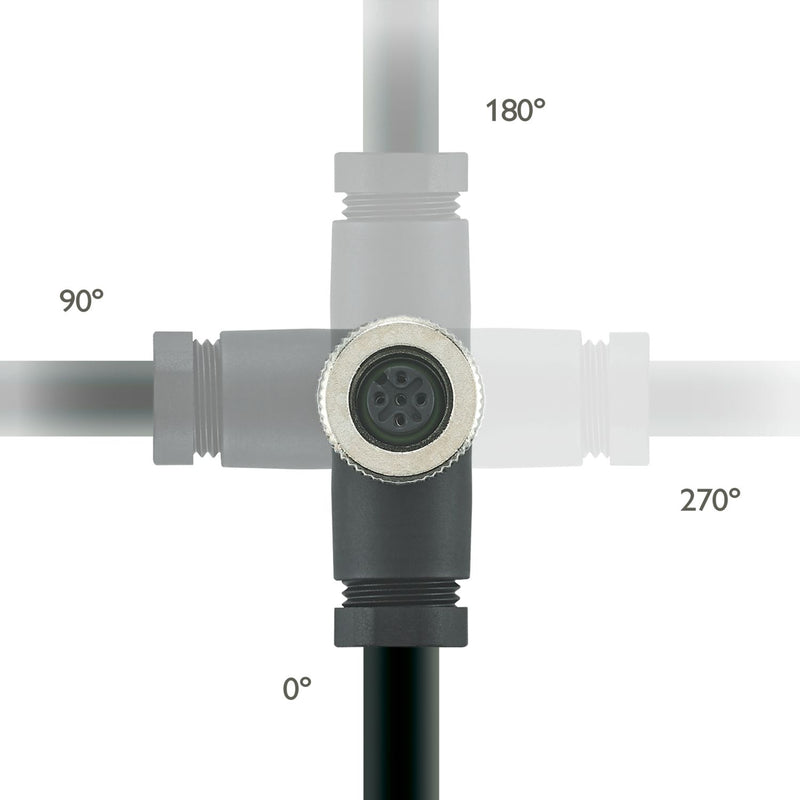 PHOENIX CONTACT CONECTOR M12 5P HEMBRA CODO ZINC-NIQUEL PG9 CODIF-A