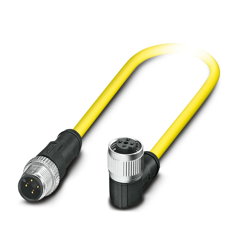 PHOENIX CONTACT CABLE M12 4P MACHO M12 4P HEMBRA CODO 5MTS PVC CODIF-A