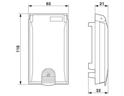 PHOENIX CONTACT MARCO P/1 PLACA FRONTAL VS-SI-EB-EMV-1