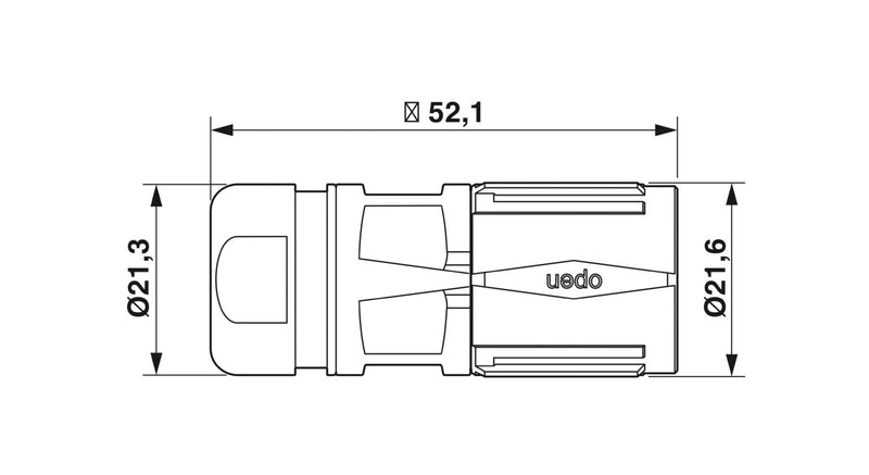 PHOENIX CONTACT CONECTOR M17 6P+PE HEMBRA BLINDADO IP67