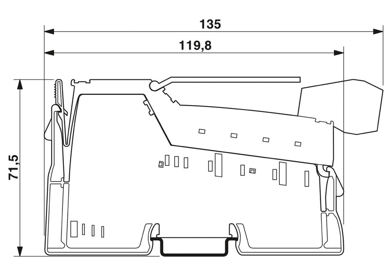 PHOENIX CONTACT 2861580 COUPLER BUS INTERBUS IBS IL 24 BK-T/U-PA
