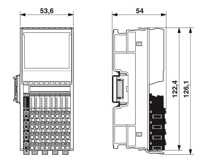 PHOENIX CONTACT AXIOLINE MODULO 8 ENTRADAS ANALOG V o I