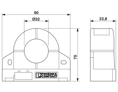 PHOENIX CONTACT TRANSFORMADOR DE CORRIENTE ENT 0-500 A SAL 4 20MA