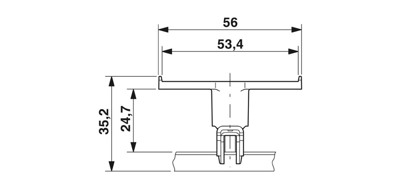 PHOENIX CONTACT AB-SK/E-NS 35