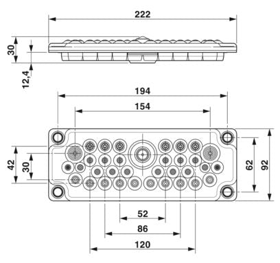 PHOENIX-CONTACT PLACA PARA EL PASO DE CABLES