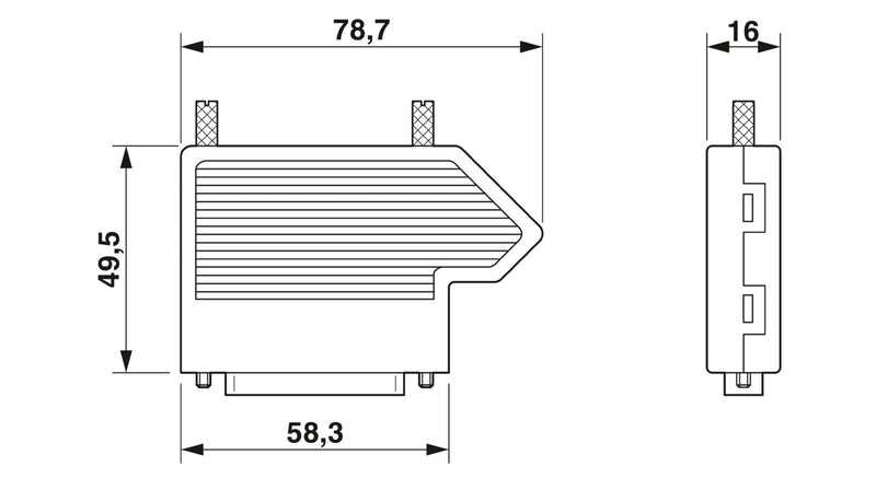 PHOENIX CONTACT CONECTOR HEMBRA D-SUB 25P CONEX TORNILLO