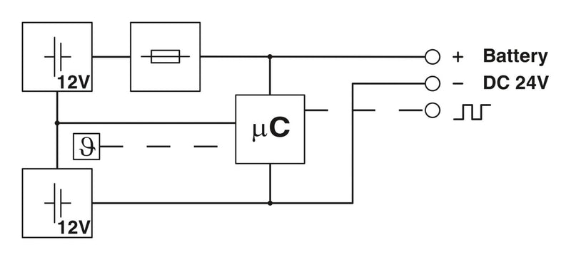 PHOENIX CONTACT UPS-BAT/VRLA/24DC/12AH