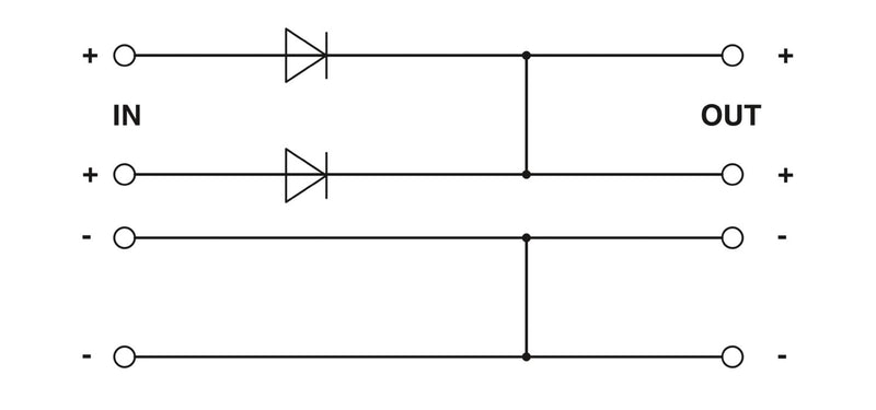 PHOENIX CONTACT POWER SUPPLY QUINT-DIODE/12-24DC/2X20/1X40