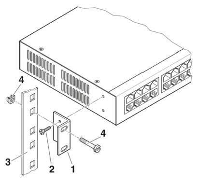 PHOENIX CONTACT SWITCH 24xRJ45 10 o 100 Mbit/s  1824