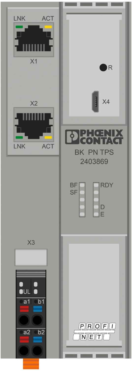 PHOENIX ACOPLADOR DE BUS PROFINET HEMBRA RJ45 IP20