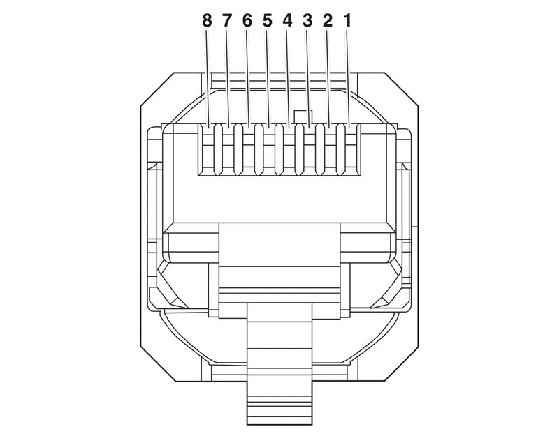 PHOENIX CONTACT CONECTOR RJ45 MACHO 8P PLASTICO CAT5 1 GBit/s