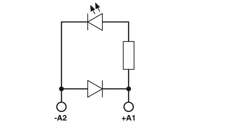 PHOENIX CONTACT MODULO ENCHUFABLE LDP- 12- 24DC LED AMARILLO
