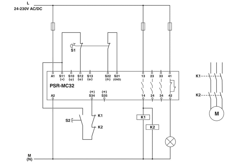 PHOENIX RELE DE SEGURIDAD 24V AC/DC -230V AC/DC