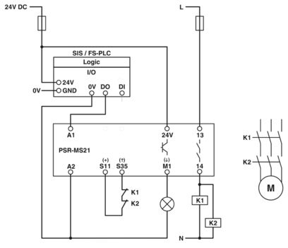 PHOENIX RELE DE SEGURIDAD 1CH 24VDC