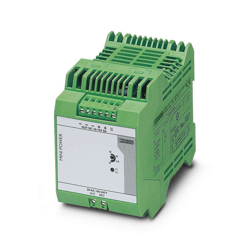 PHOENIX CONTACT MINI-PS-100-240AC/10-15DC/8 POWER SUPPLY