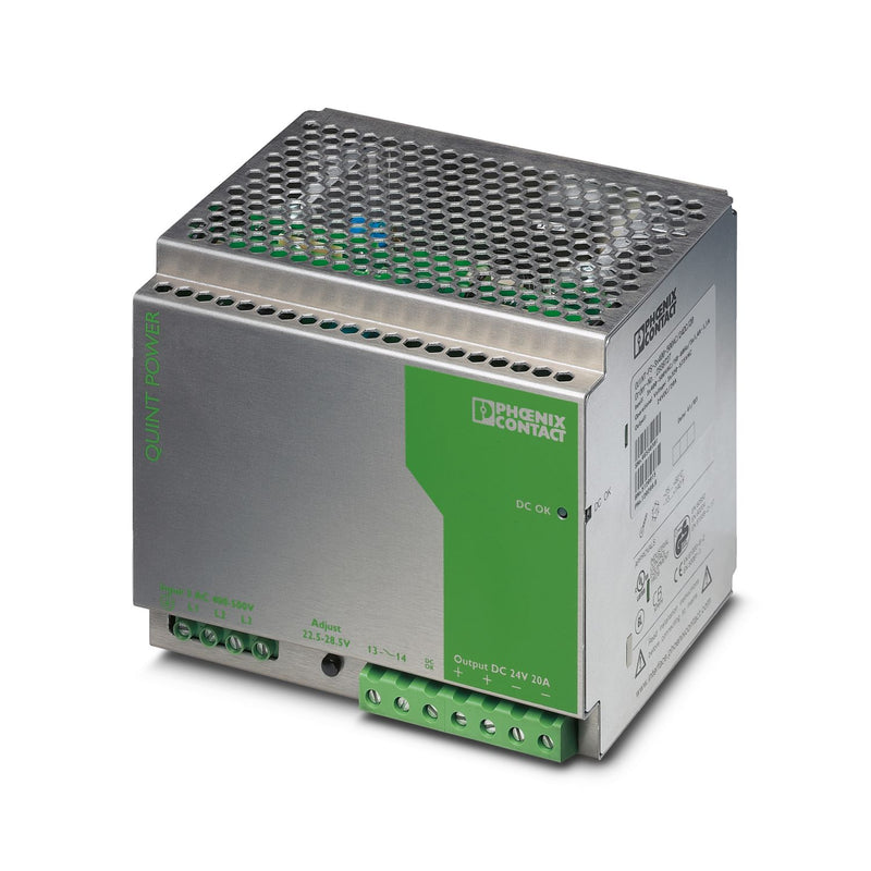 PHOENIX CONTACT POWER SUPPLY 400-500VAC/22-28VDC 20A