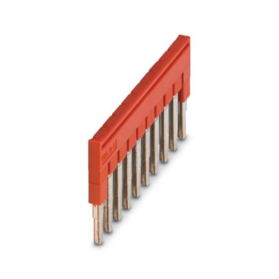 PHOENIX CONTACT PUENTE ENCHUF PASO 5.2mm P/UT2.5 10 POLOS ROJO FBS 10-5