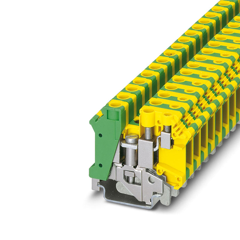 PHOENIX CONTACT CLEMA TORNILLO TIERRA 2E 1S 24-6AWG VERDE AMA