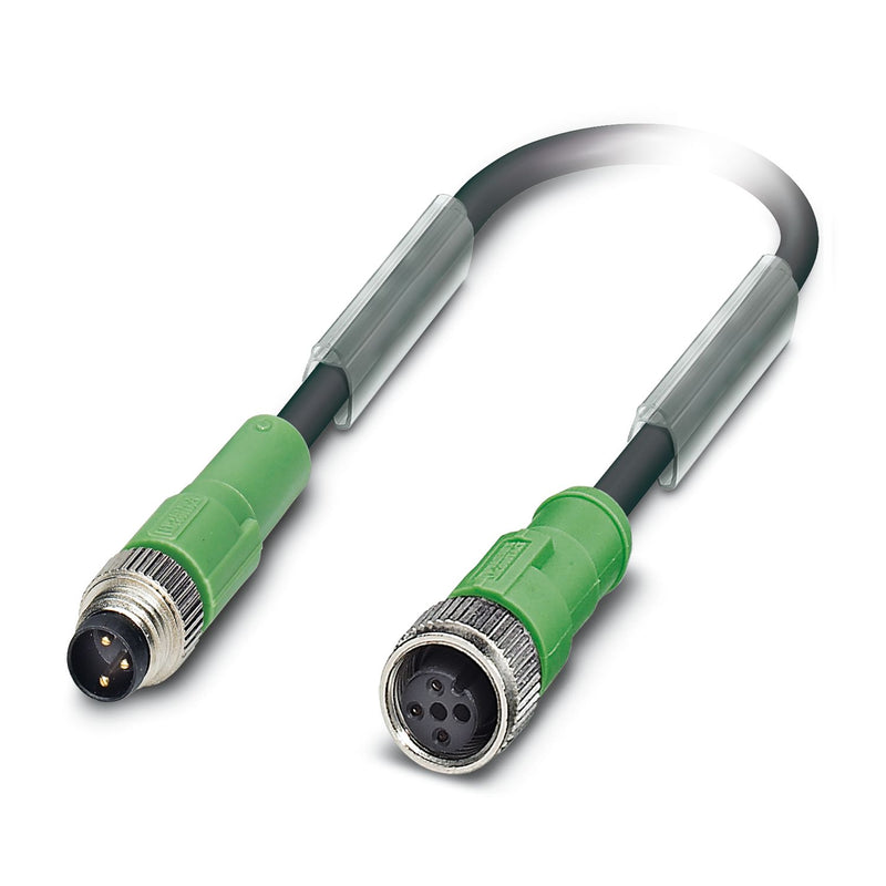 PHOENIX CONTACT CABLE M8 3P MACHO M12 3P HEMBRA 1.5MTS PUR CODIF-A