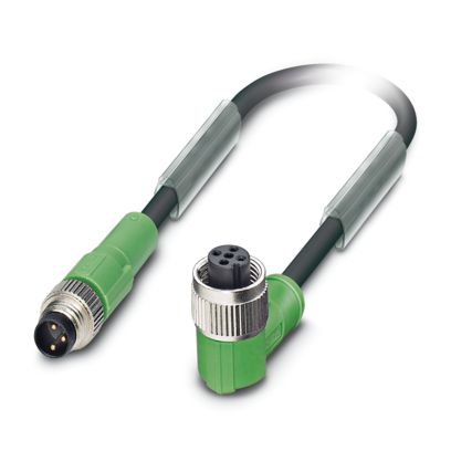 PHOENIX CONTACT CABLE M8 3P MACHO M12 3P HEMBRA CODO 0.3MTS PUR CODIF-A