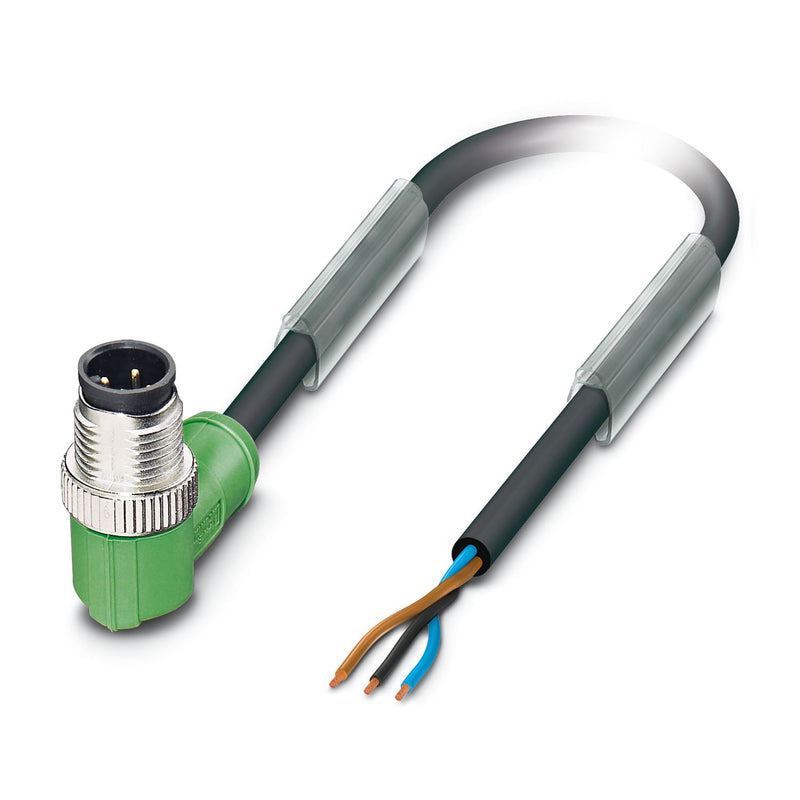 PHOENIX CONTACTCABLE M12 3P MACHO CODO 5MTS 3HILOS PUR CODIF-A