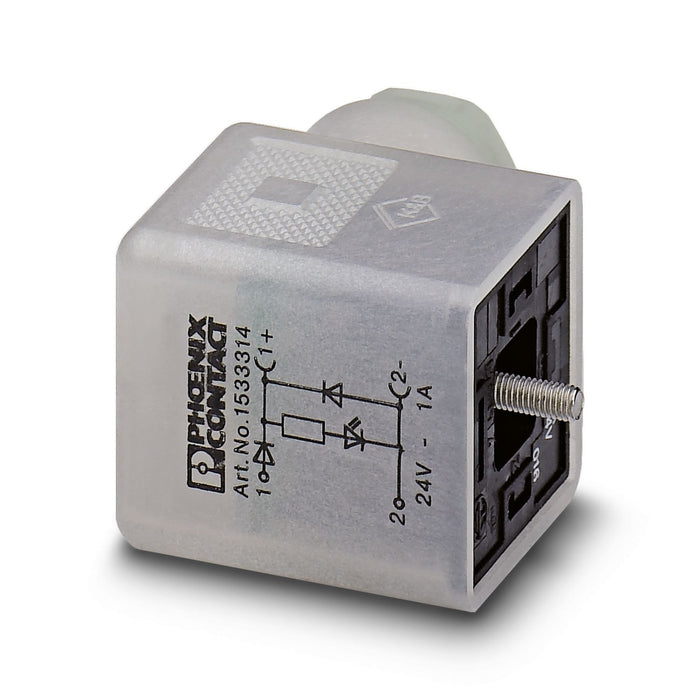 PHOENIX CONTACT CONECTOR VALVULA TIPO A 3P C/LED CONEX PG9