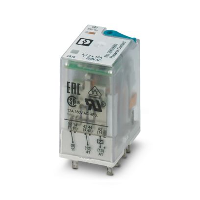PHOENIX CONTACT RELE INDUSTRIAL ENCHUFABLES 2 CONT INVERSORES LED