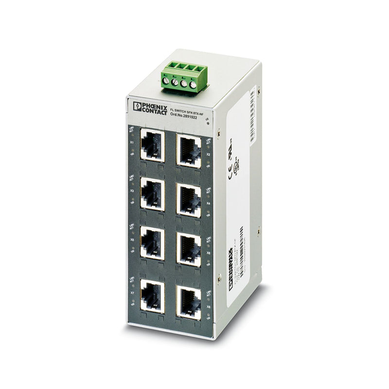 PHOENIX CONTACT SWITCH 8xRJ45 10/100 Mbit/s SFN 8TX-NF