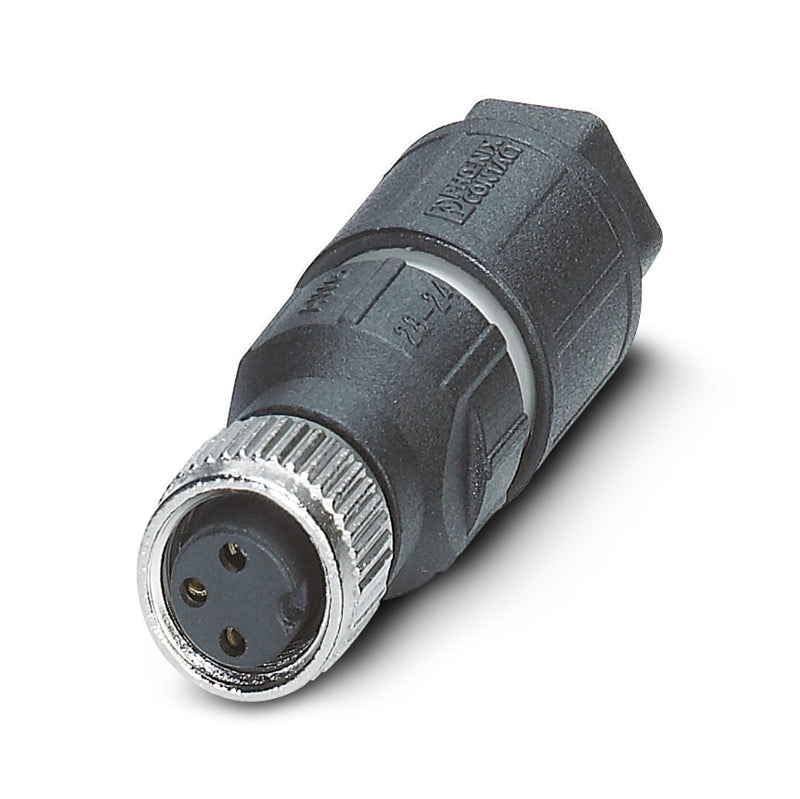 PHOENIX CONTACT CONECTOR M8 3P HEMBRA ZINC-NIQUEL CODIF-A