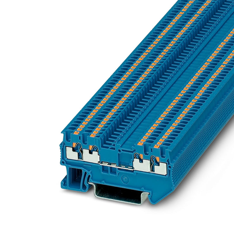 PHOENIX CONTACT CLEMA PUSH IN AZUL 1 NIVEL 2 ENT 2 SAL 1.5mm PT 1.5/S-QUA
