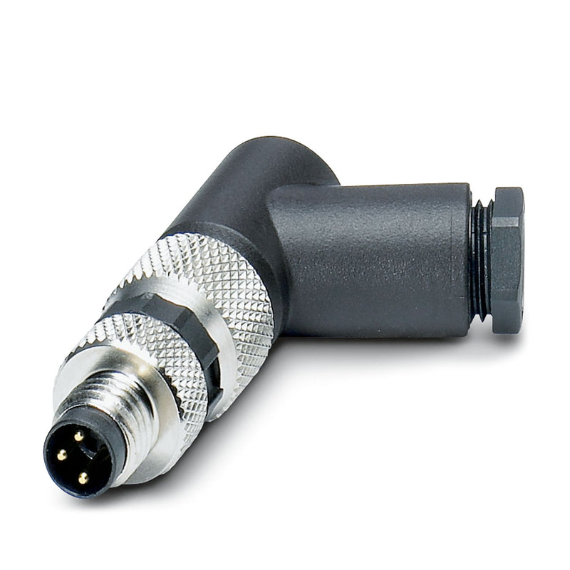 PHOENIX CONTACT CONECTOR M8 3P MACHO CODO PBT CODIF-A