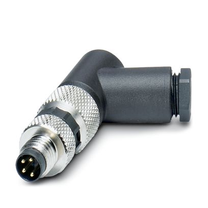 PHOENIX CONTACT CONECTOR M8 4P MACHO CODO PBT CODIF-A