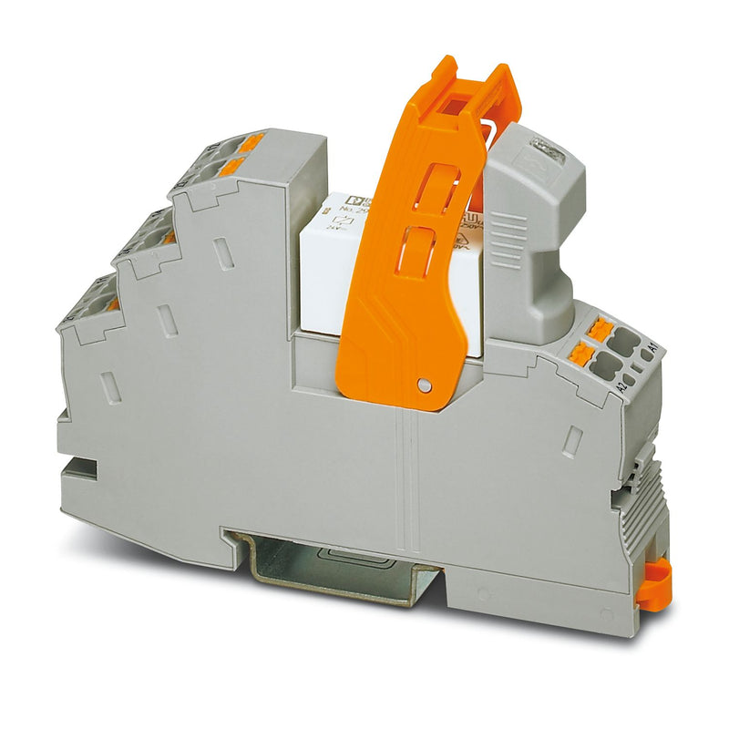 PHOENIX CONTACT RELEVADOR 8PIN BOB 120VAC 2P 2T 8A C/BASE Y LED PUSH IN