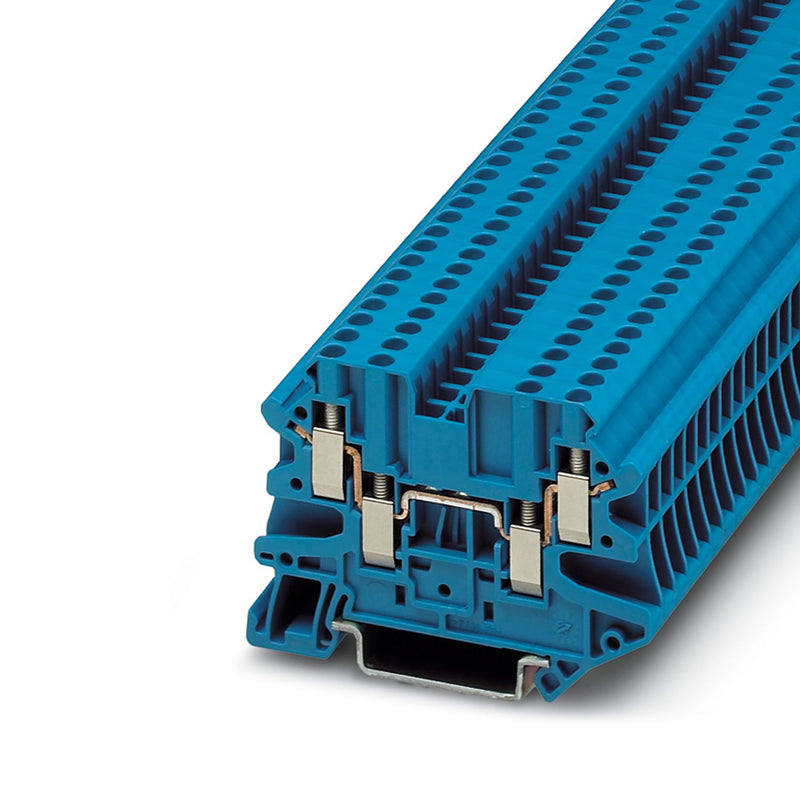 PHOENIX CONTACT CLEMA TORNILLO AZUL 2E-2S 26-12AWG 24A UT 2.5-QUATTRO BU