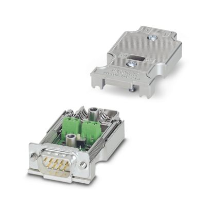 PHOENIX CONTACT CONECTOR PROFIBUS DB9 12MB METAL SUBCON-PLUS-PROFIB/AX/SC