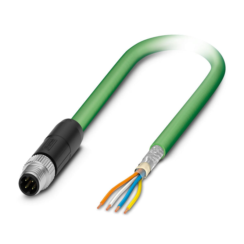 PHOENIX CONTACT CABLE M8 4P MACHO 2MTS 4HILOS PUR CAT5