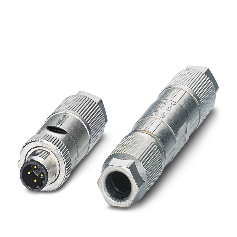 PHOENIX CONTACT CONECTOR M12 4P MACHO ZINC CODIF-D
