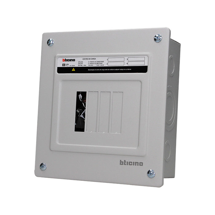 BTICINO CENTRO DE CARGA 4P 60A 120/240VAC 1F 3H 10kA EMP QOD4E