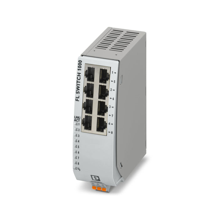 PHOENIX SWITCH ETHERNET OCHO PUERTOS RJ45 CON 10/100/1000 MBIT/S