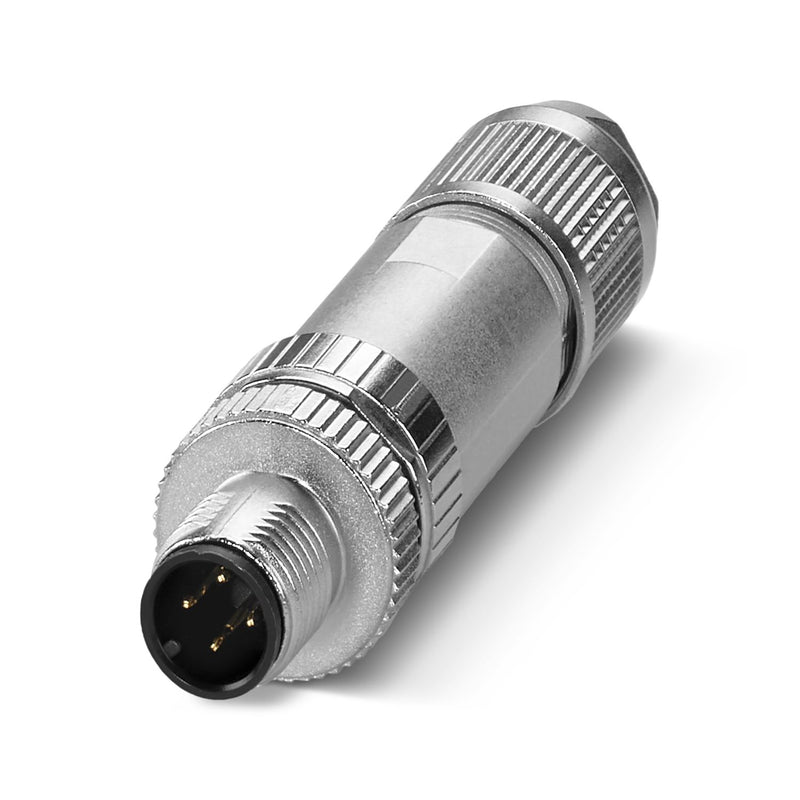 PHOENIX CONTACT CONECTOR M12 4P MACHO ZINC-NIQELADO CODIF-A