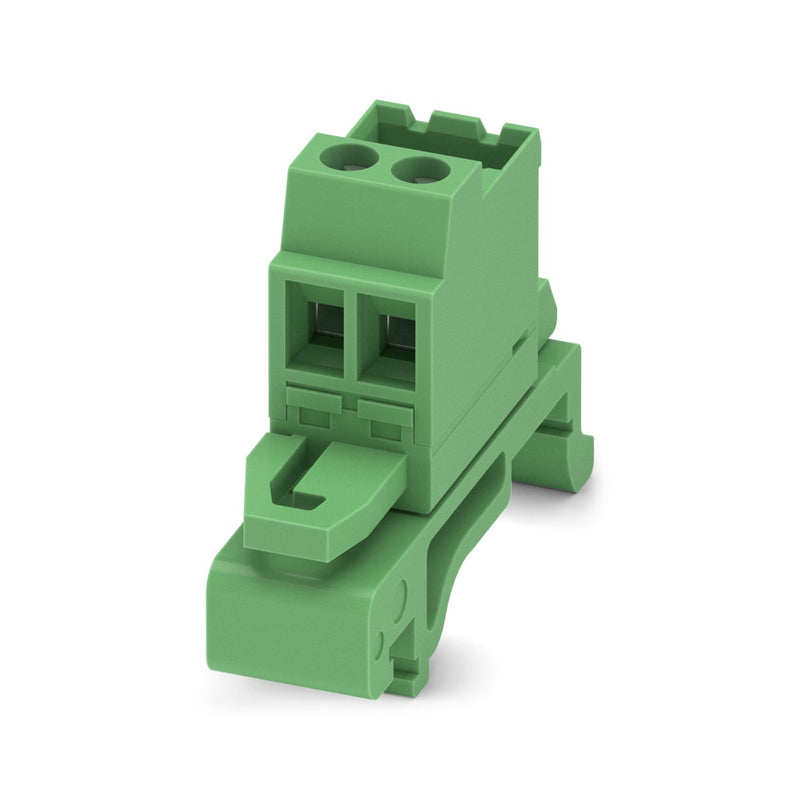 PHOENIX CONTACT CONECTOR P/RIEL 2P 12A 2.5mm2 VERDE