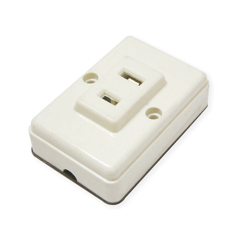 ROYER CONTACTO SENCILLO PLANO 15A MARFIL