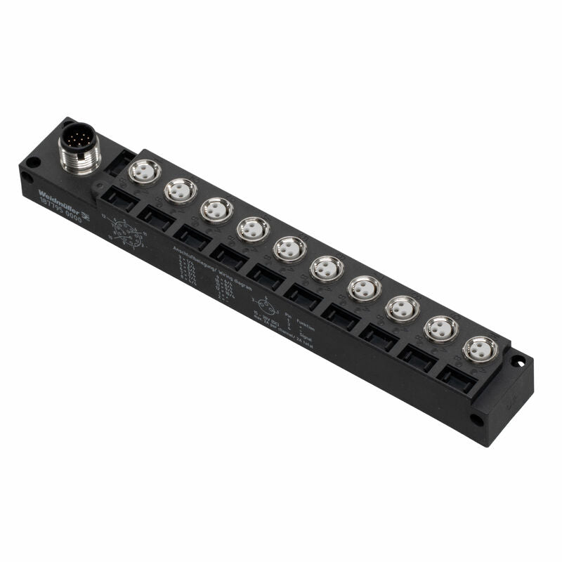 WEIDMULLER CONECTOR M8 SALIDA M12 SAI-10-S12 3P M8 L